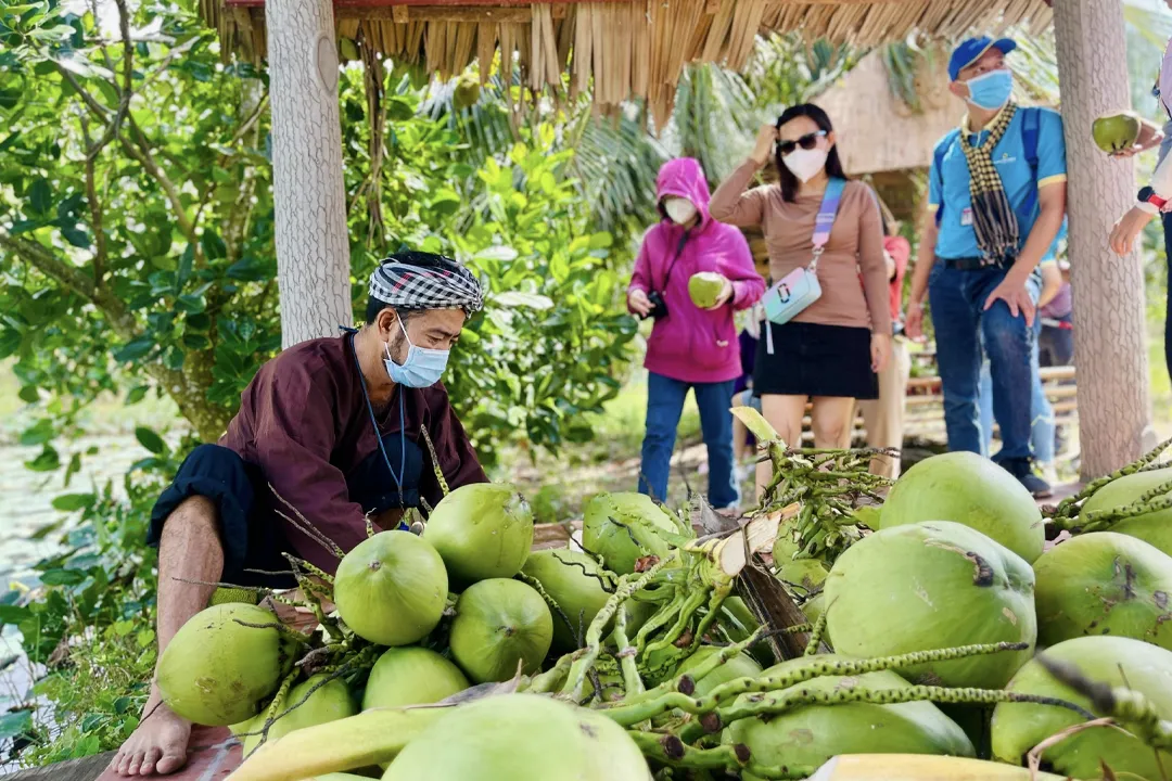 Ben Tre is famous for its coconut specialty.