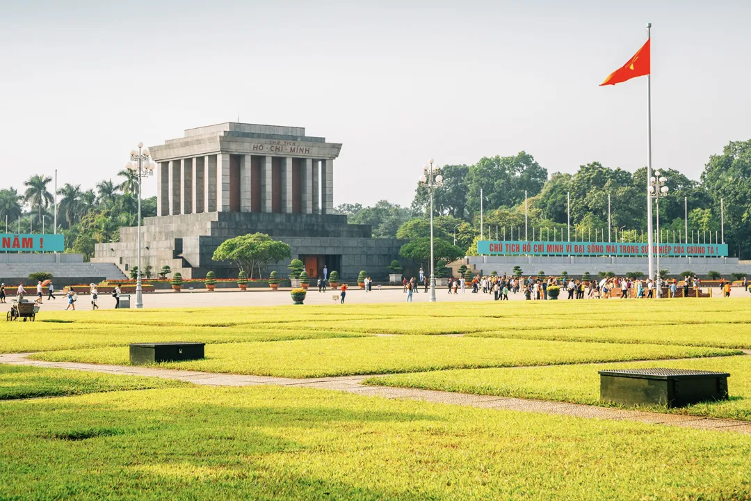 Ba Dinh Square and Ho Chi Minh Mausoleum