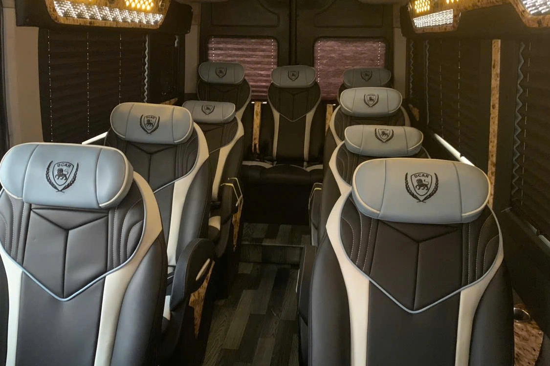 11-seater private limousine van Ninh Binh to Phong Nha