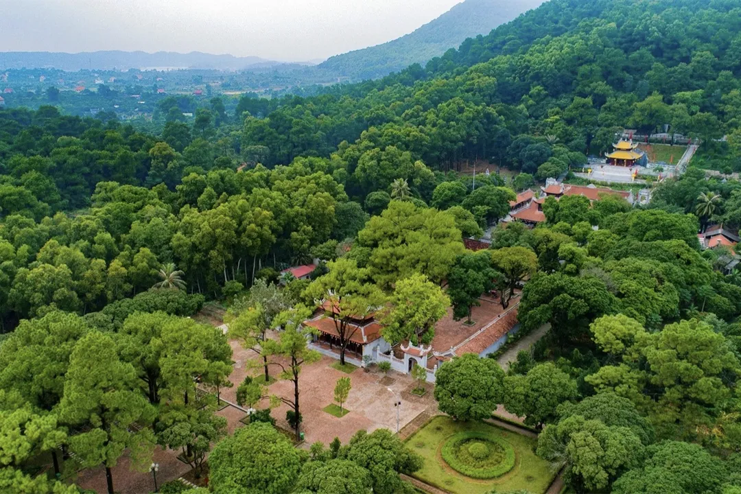 Panoramic view of the Con Son - Kiet Bac historical site.