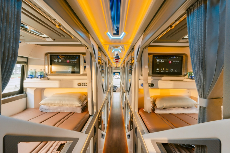 Interior of the vehicle