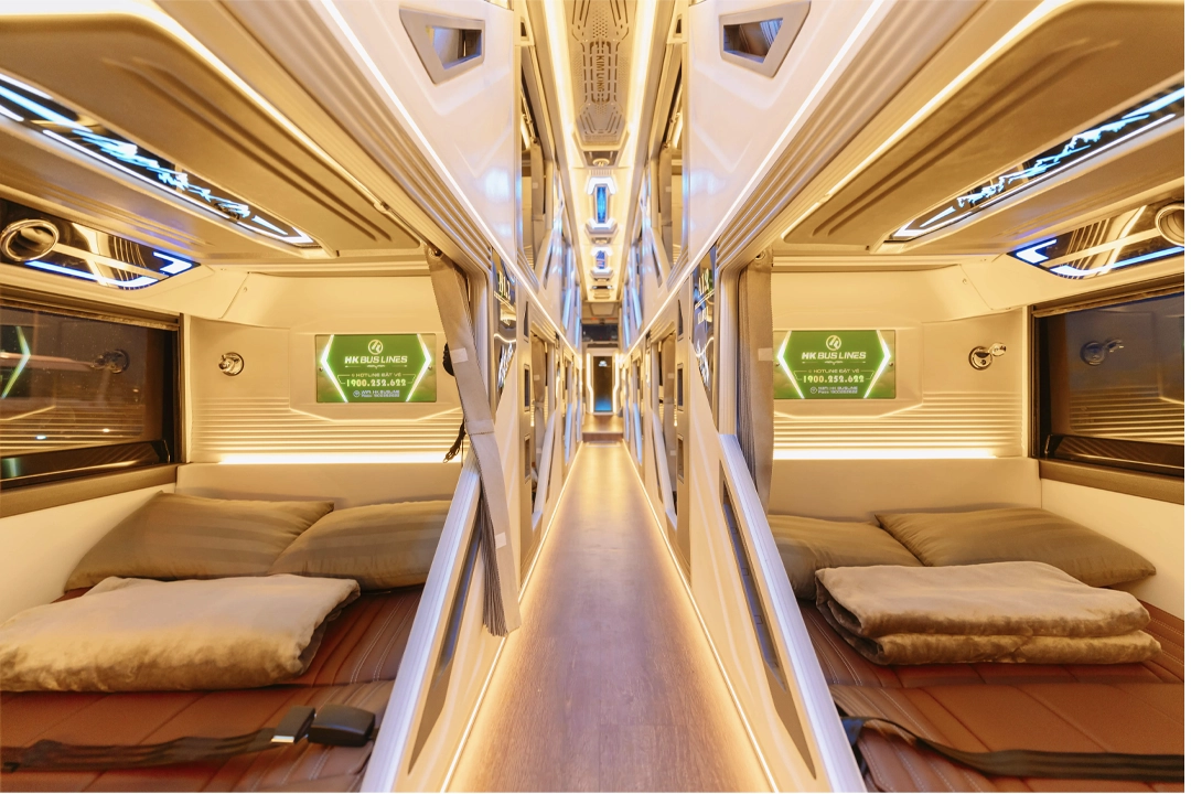 Sleeping cabin inside the vehicle