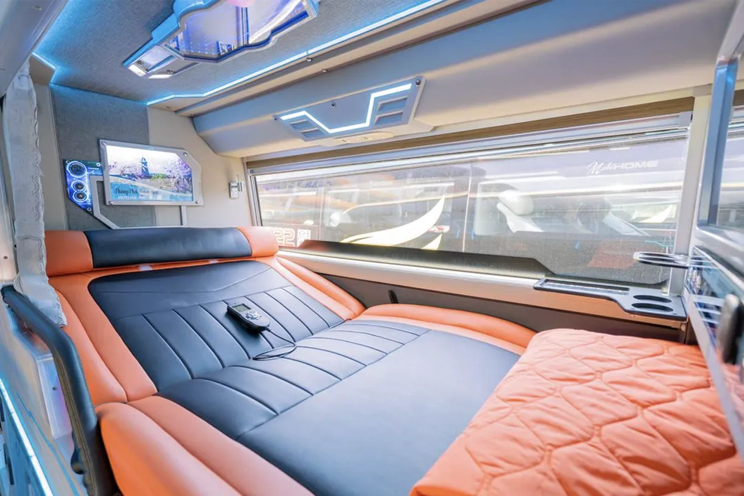 Sleeping berths on sleeper buses