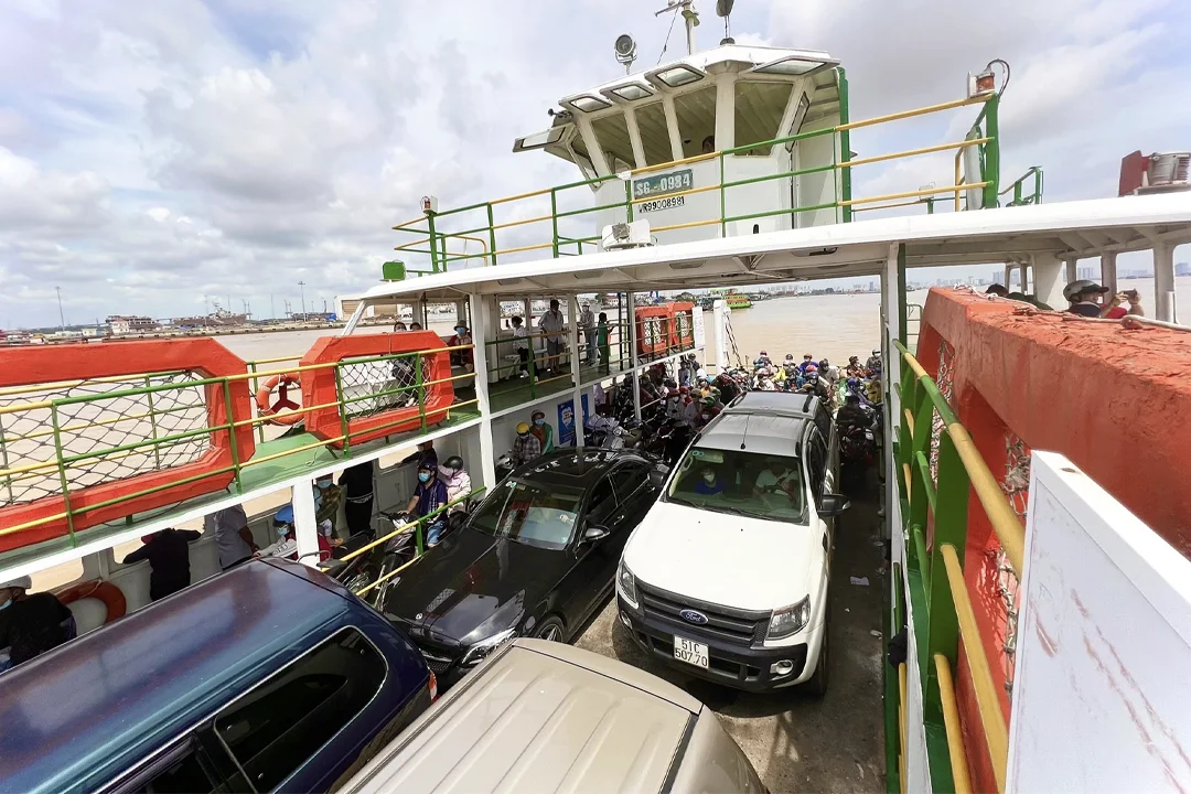 Ferries are often chosen as a means of transporting motorcycles, bicycles, and even cars.