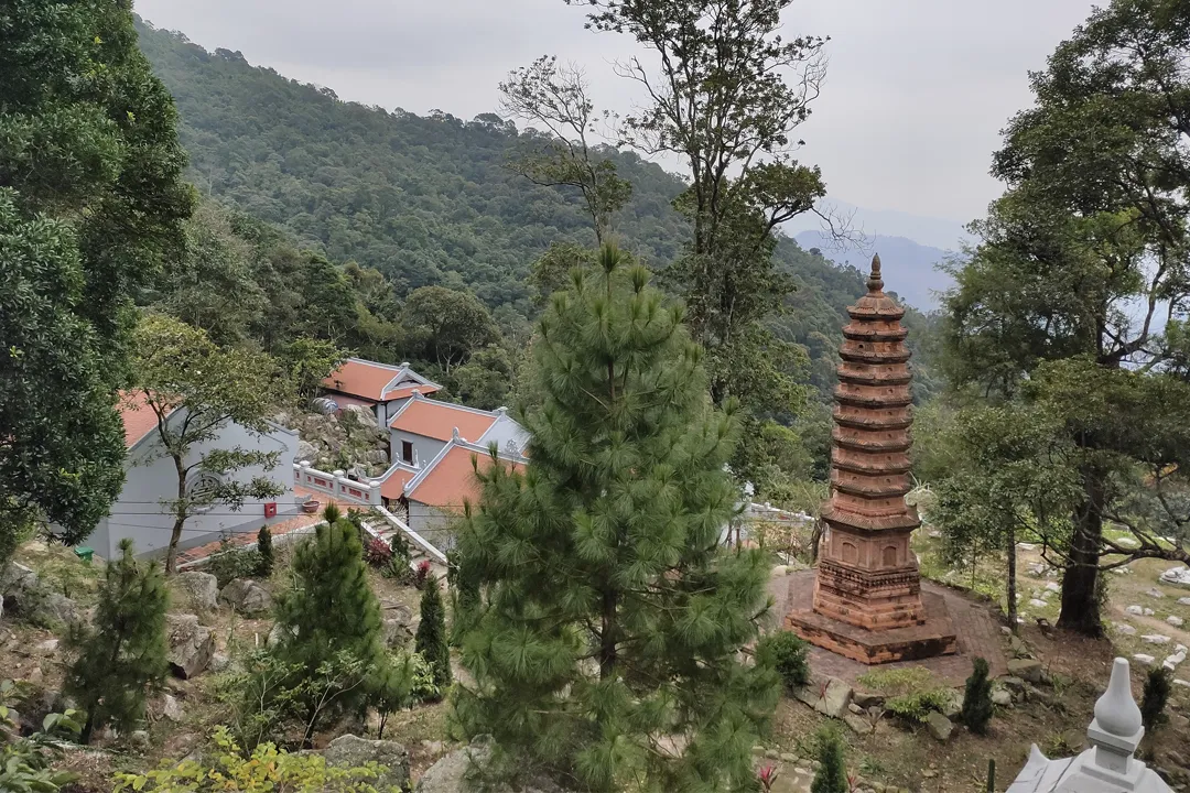 Panoramic view of Ho Thien Pagoda