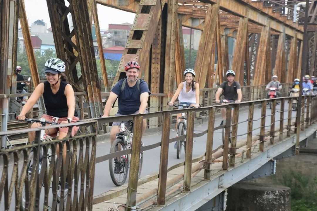 Biking Tour at Long Bien Bridge