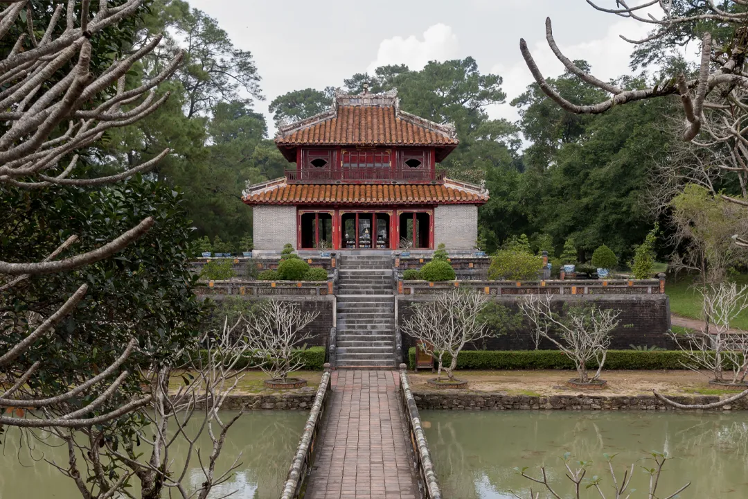 The main area of ​​Minh Mang Mausoleum