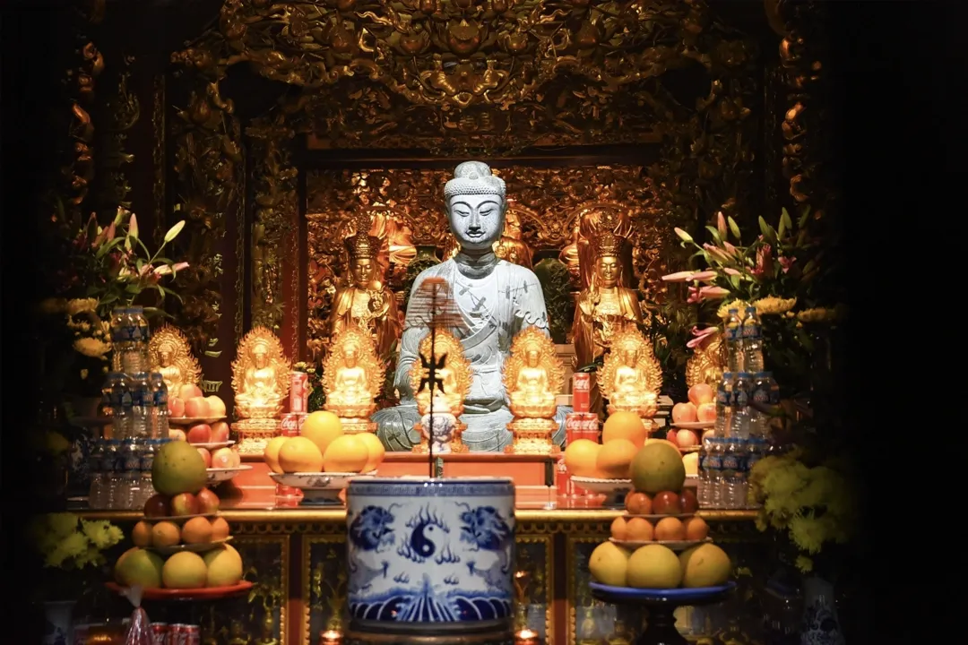 The temple's shrine