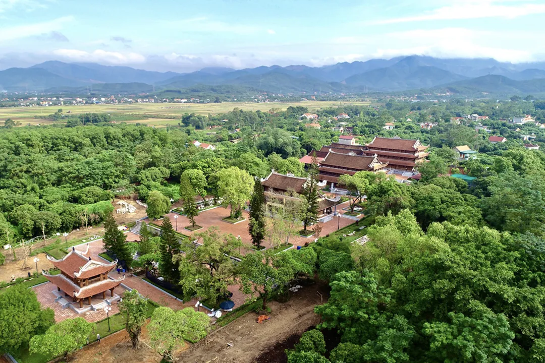 Panoramic view of Quynh Lam Pagoda