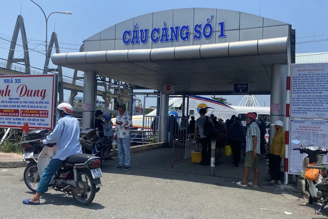 Pier 1 of Rach Gia Port