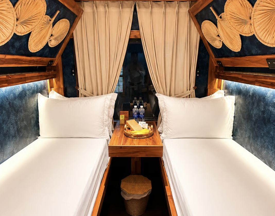 Tonkin Heritage Express Train Hue to Hanoi - Tonkin VIP cabin