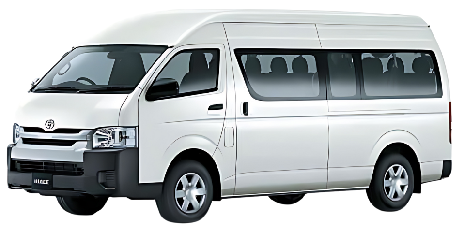 Commuter van Bangkok to Pattaya