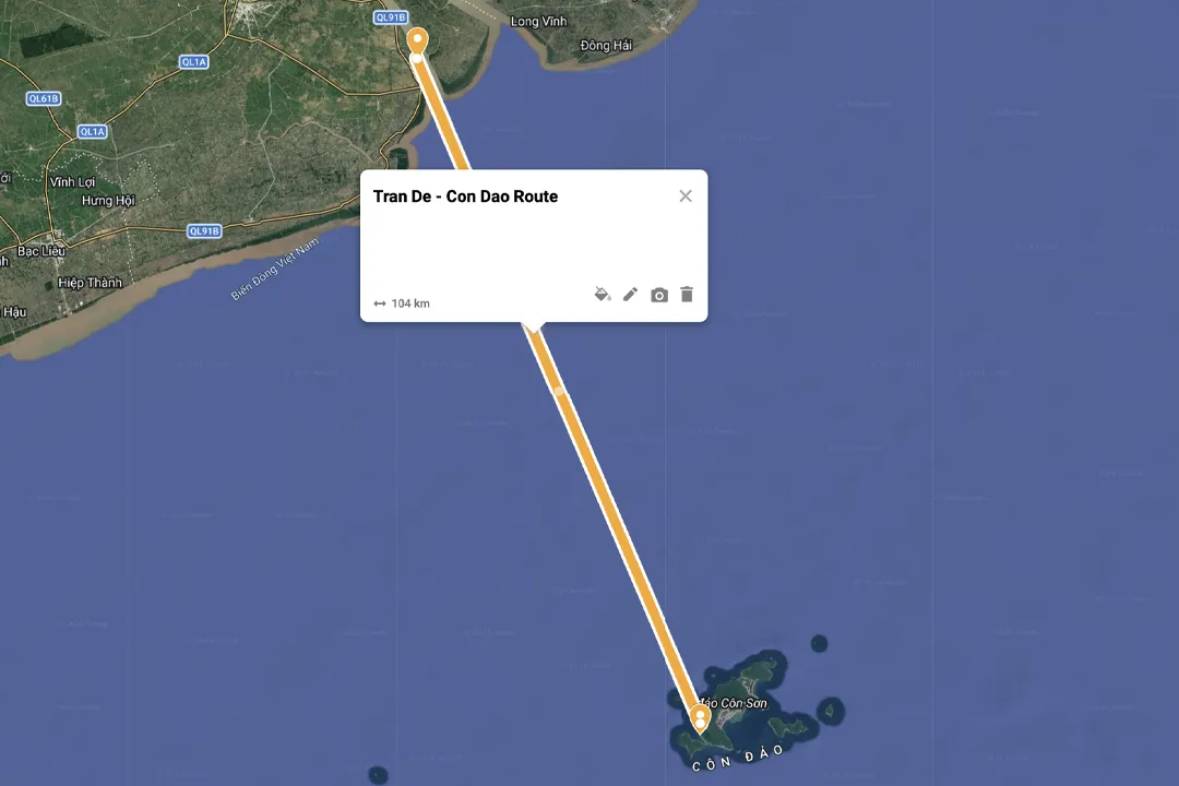 Tran De - Con Dao Route