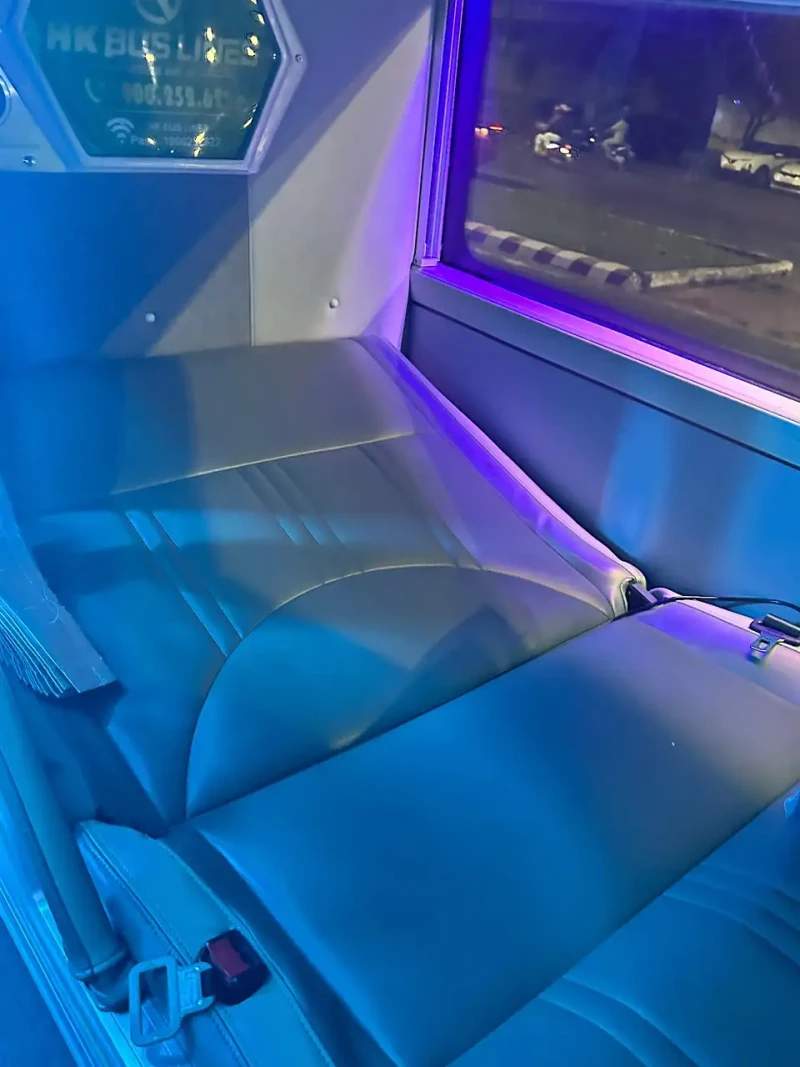 Da Nang to Hanoi VIP cabin sleeping bus  no 4 