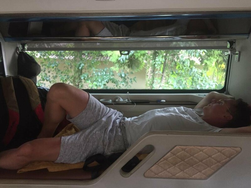 VIP Cabin bus Hanoi to Sapa no 4 