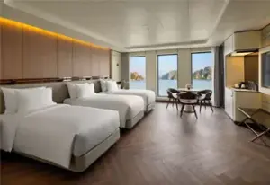Grand Pioneers Halong Bay Cruise 1 | 2 days 1 nights Ocean Suite Triple