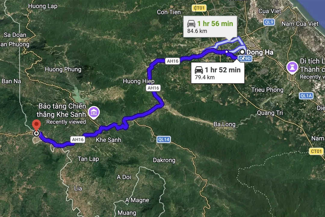 Dong Ha - Lao Bao Route