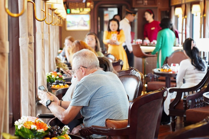 Premium soft seats Hue Da Nang Herigate train