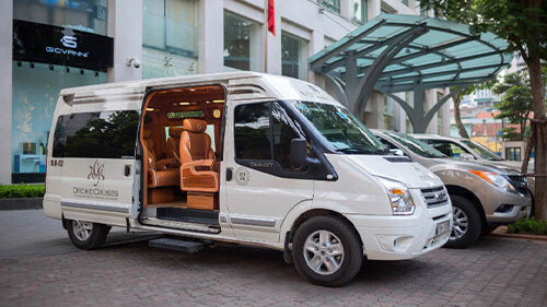 Halong to Van Don airport private car 