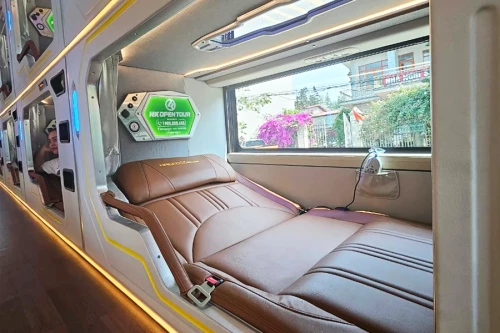 Hue to Phong Nha VIP cabin sleeping bus