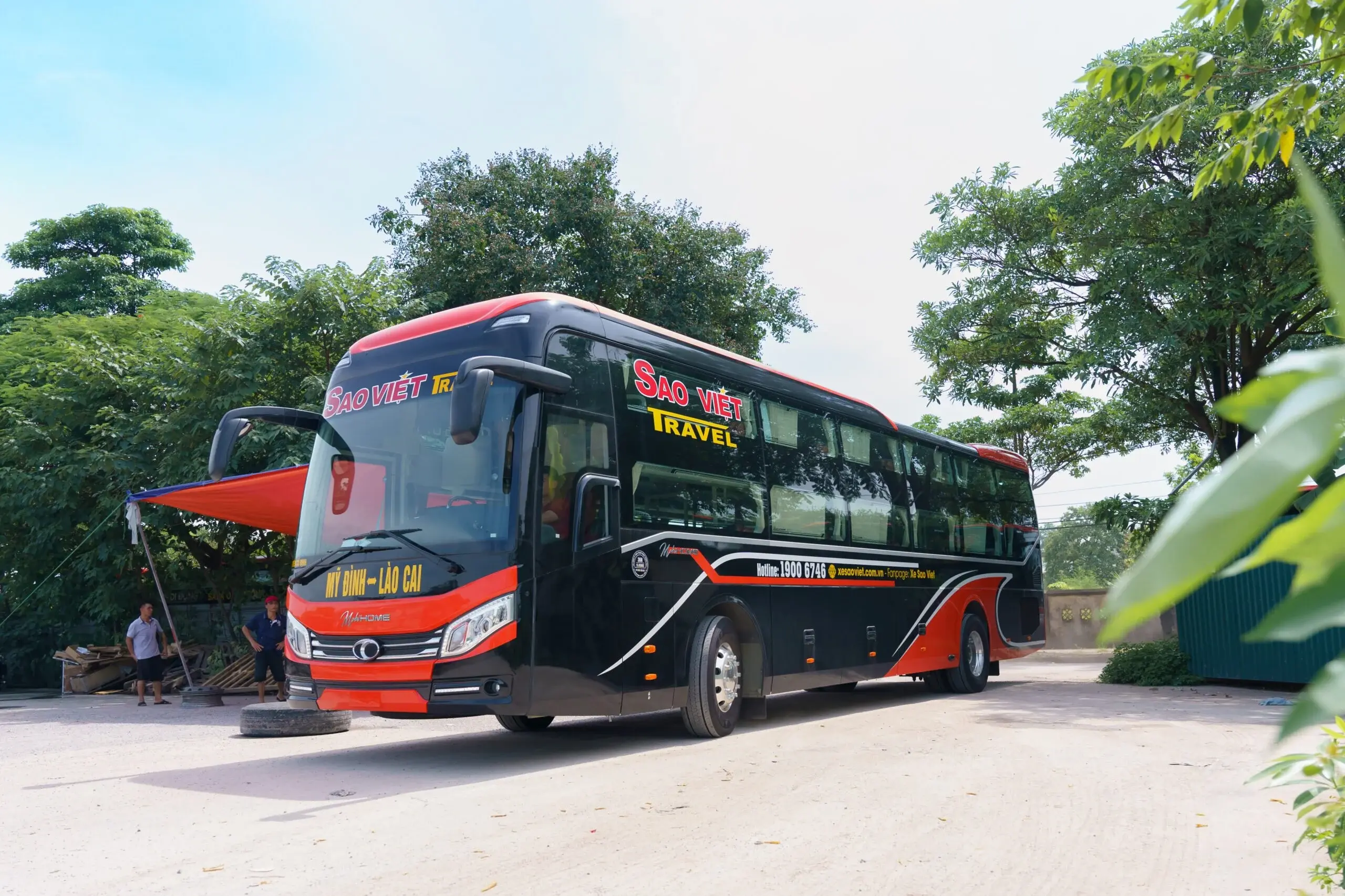 Sao Viet cabin bus Lao Cai to Hanoi 2