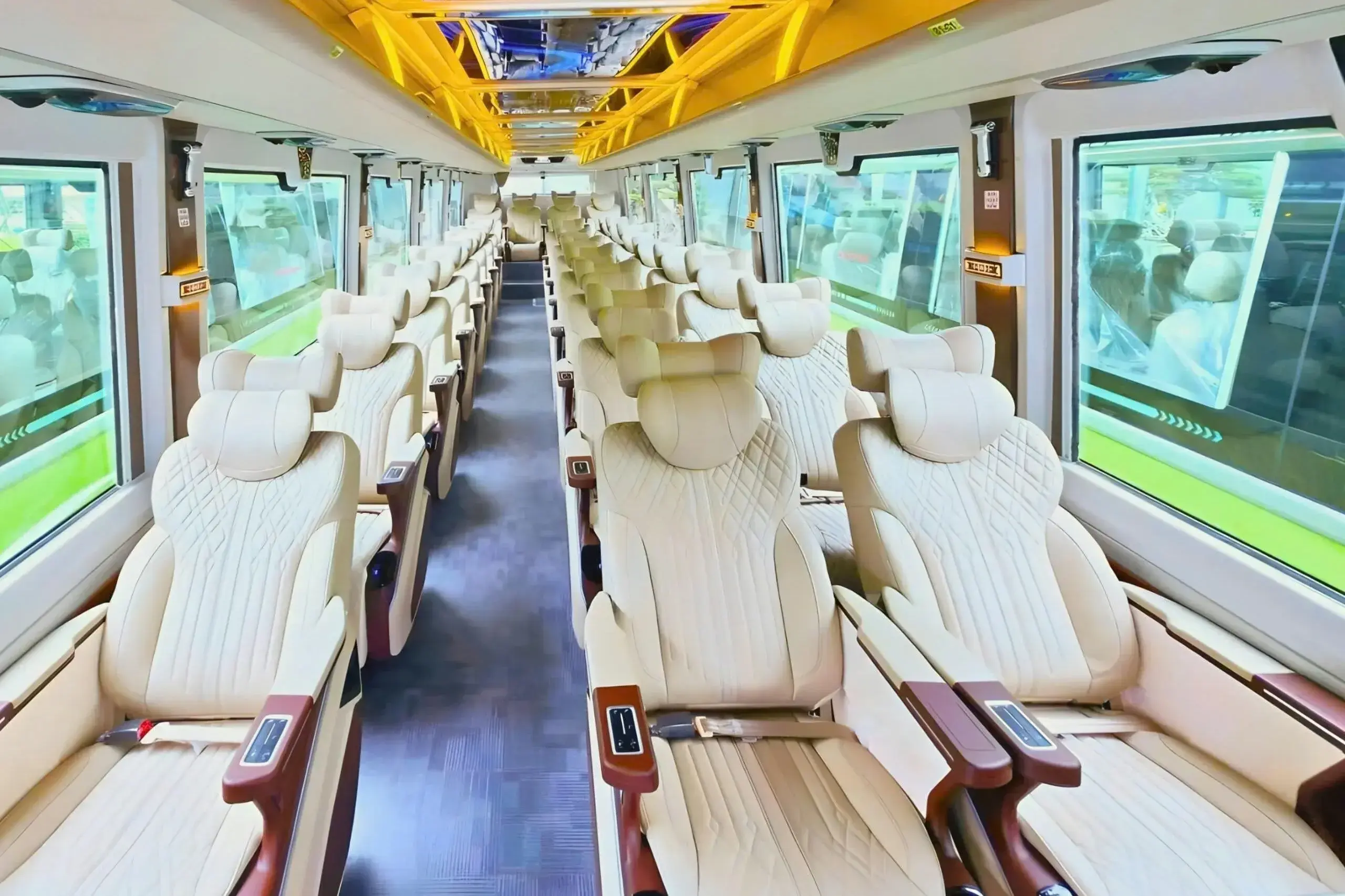 Da Nang to Hue VIP limousine bus 28-seater 3
