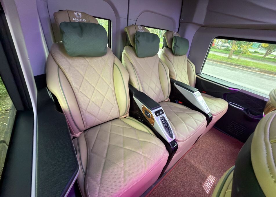 Can Tho to Ho Chi Minh City luxury limousine van 4