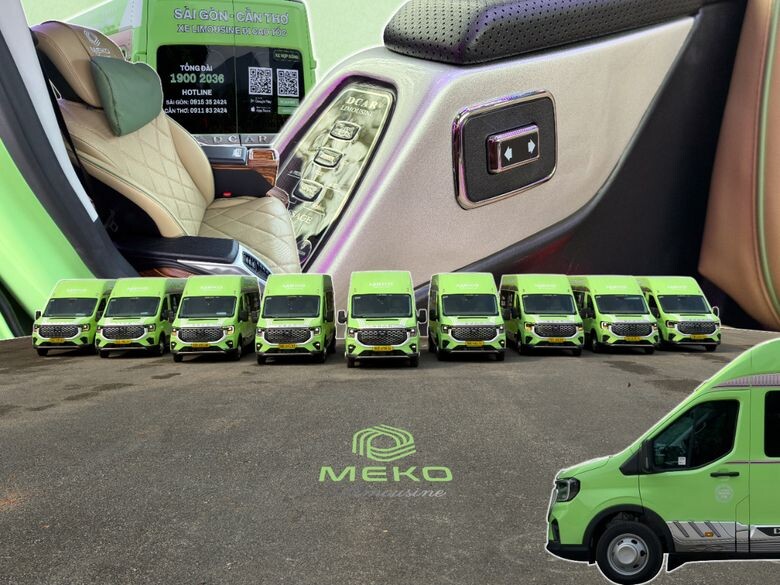 Can Tho to Ho Chi Minh City luxury limousine van 6