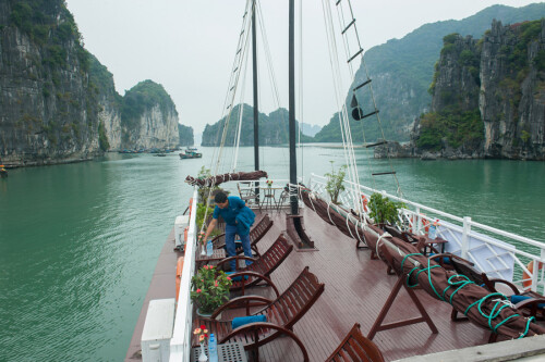 Bai Tu Long Bay Swan cruise day tour 4