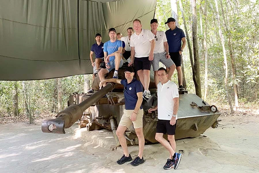 VIP Tour to The History of Cu Chi Tunnels by Speed Boat 5