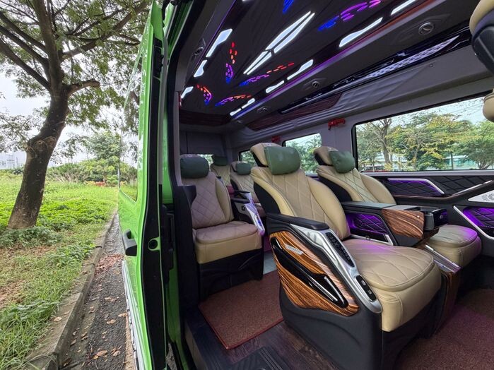 Ho Chi Minh City to Can Tho luxury limousine van 1
