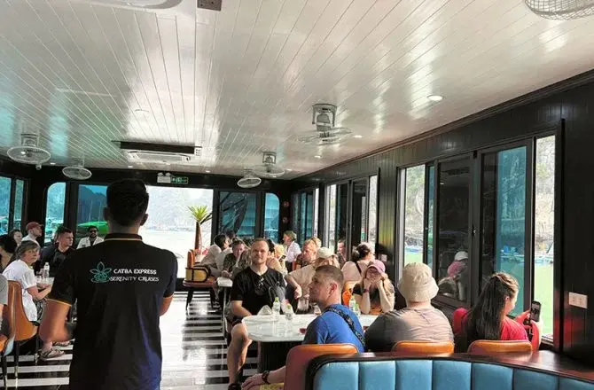 Serenity cruise Lan Ha Bay day cruise from Hanoi 13