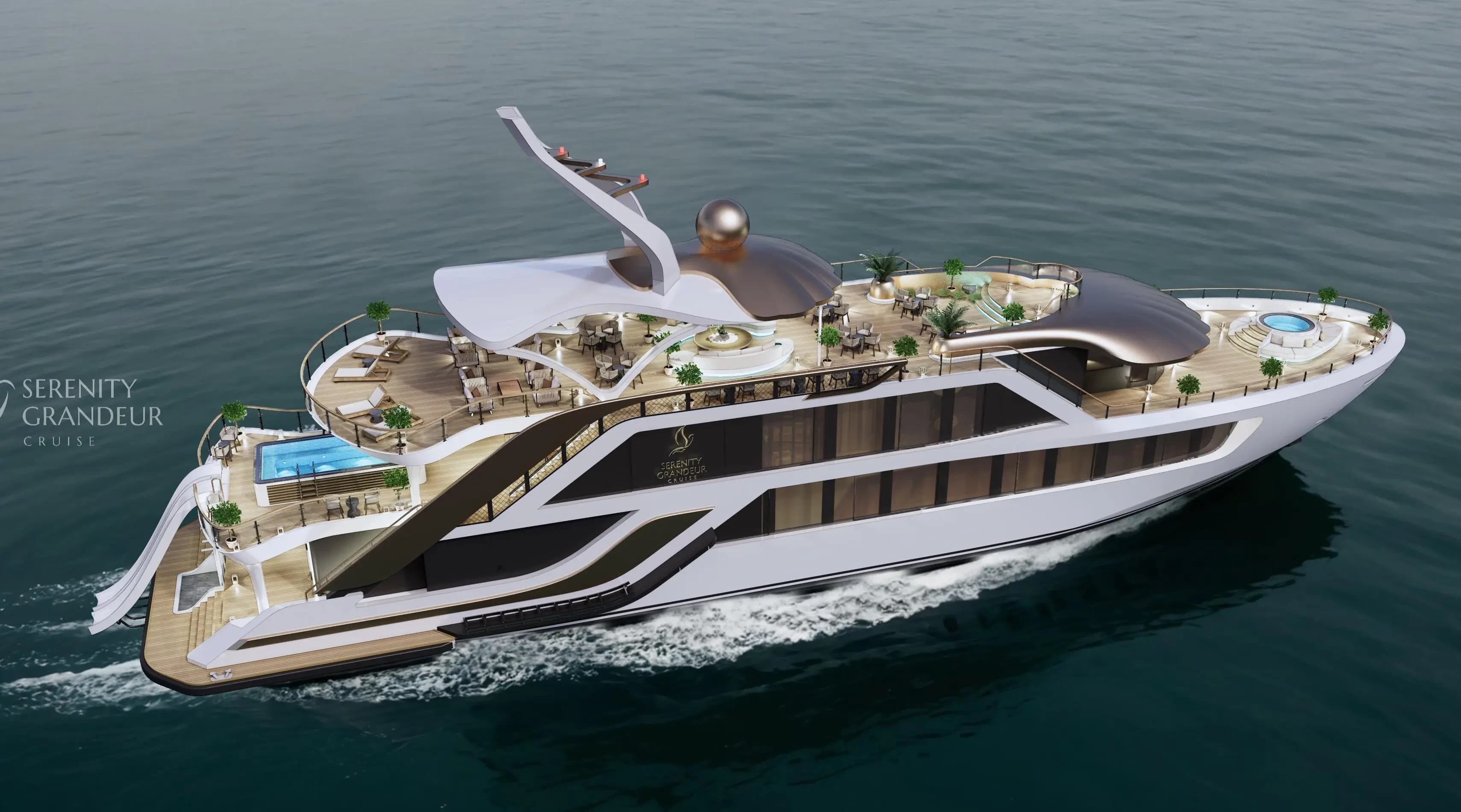 Serenity Grandeur Cruise - Lan Ha Bay luxury day tour