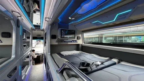 Hoi An to Sapa VIP cabin sleep bus