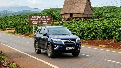 Quy Nhon to Buon Ma Thuot private car
