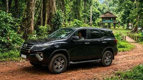 Da Lat to Cat Tien National Park private car