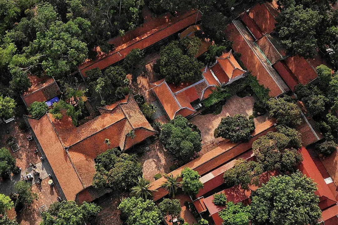 Panoramic view of Vinh Nghiem Pagoda